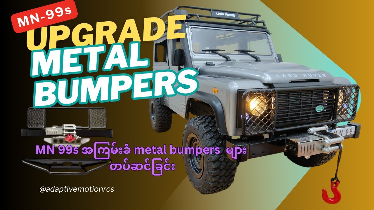 MN-99s Upgrade: Metal Bumper | Step-by-Step Installation Guide 🛠️🚙