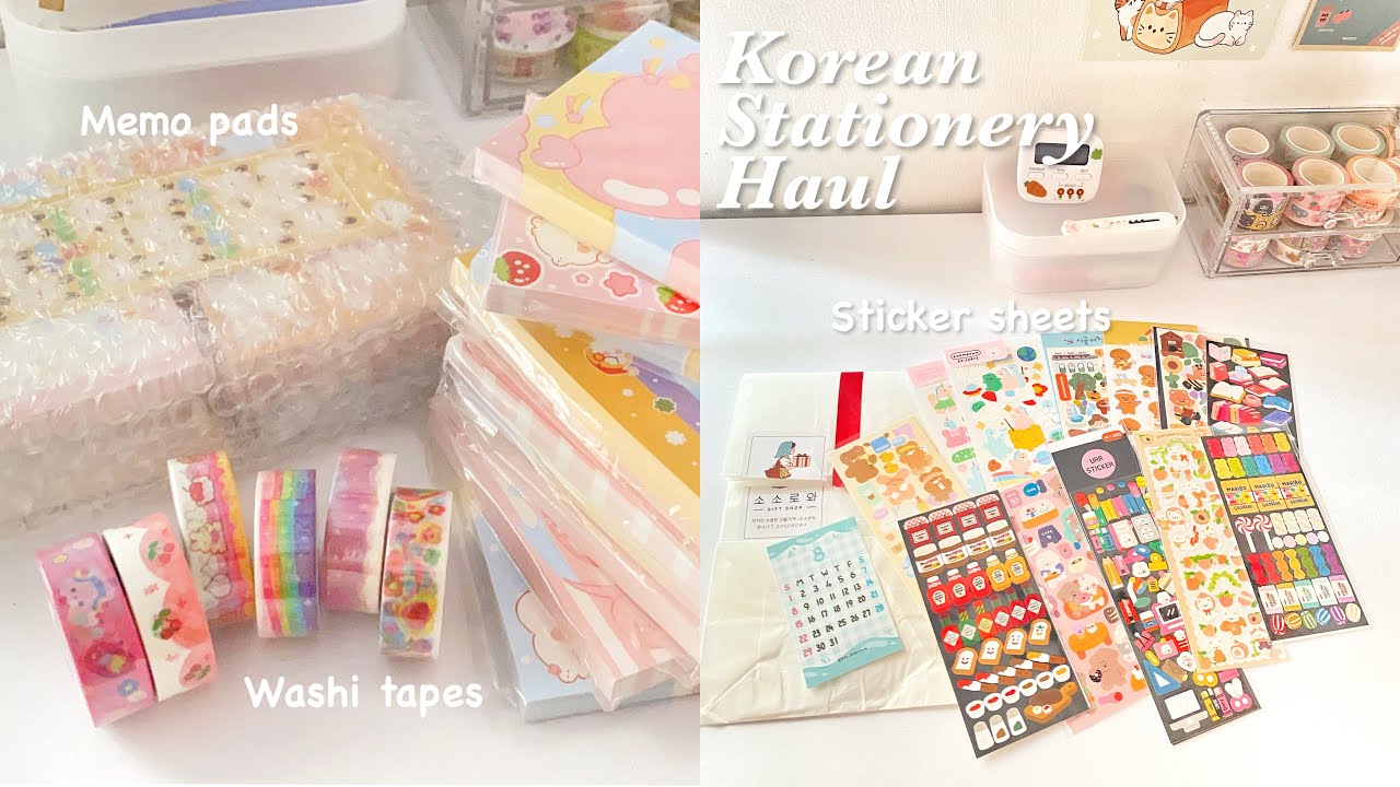 Korean stationery Haul 🍒 // (PH G.O,Gift Sosorowa)