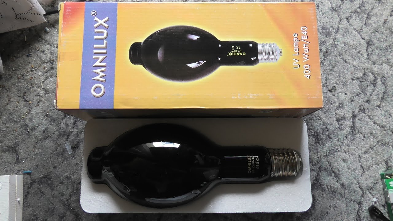 OMNILUX 400 Watt/E40 UV Schwarzlicht HQL