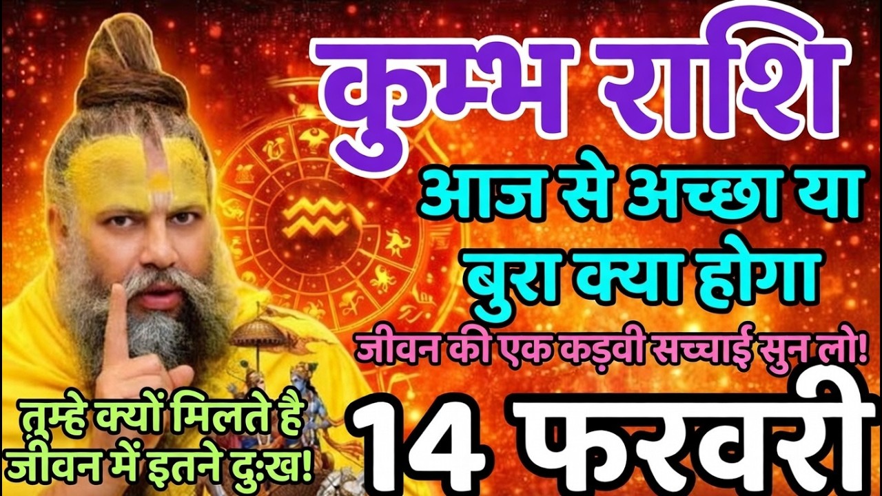 कुंभ राशि: 14,15,16 फरवरी 2026 | जिंदगी में आएगा बड़ा U-Turn! | Kumbh Rashi Today #kumbhrashi