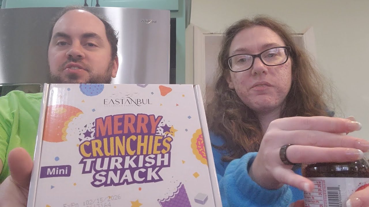 We try Eastanbul Turkish snacks and get crumbs everywhere.