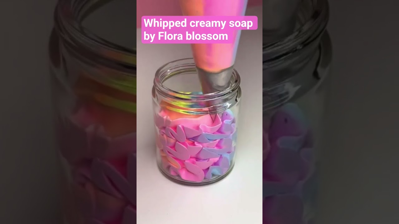 whipped creamy soap 