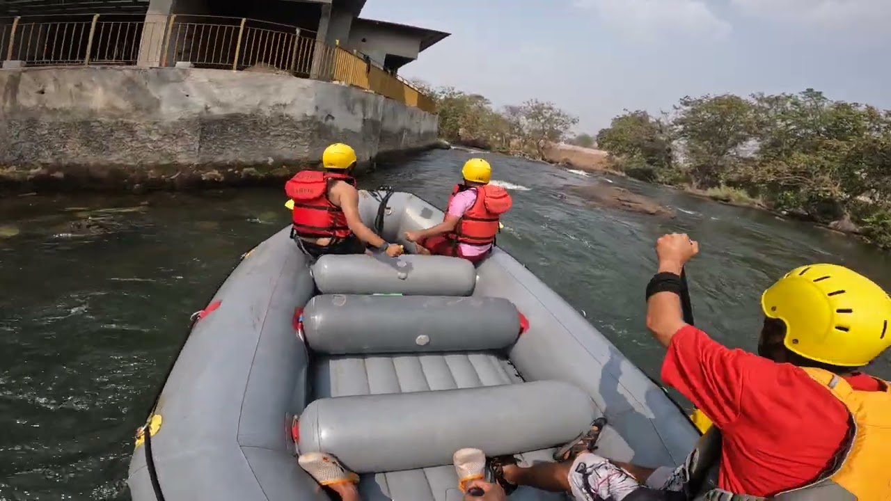 River Rafting in Ulhas River near Bhivpuri Tata Power House near Karjat in Raigad district. Enjoy.