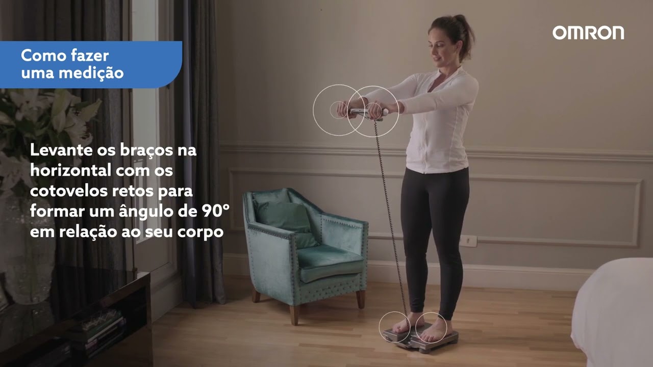 Utiliza&ccedil;&atilde;o Balan&ccedil;a Digital de Bioimped&acirc;ncia HBF-514