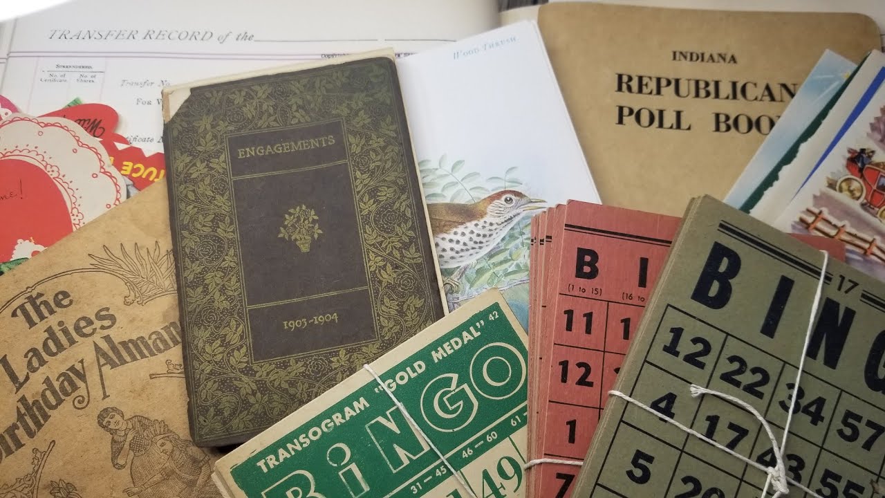 Small Antique Store Haul: Paper Goodies!