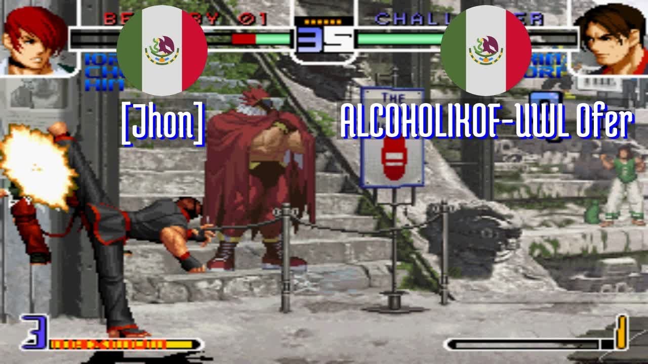 FT5 @kf2k2pls: [Jhon] (MX) vs ALCOHOLIKOF-UWL Ofer (MX) [KOF 2002 Plus kf2k2 Fightcade] Feb 26