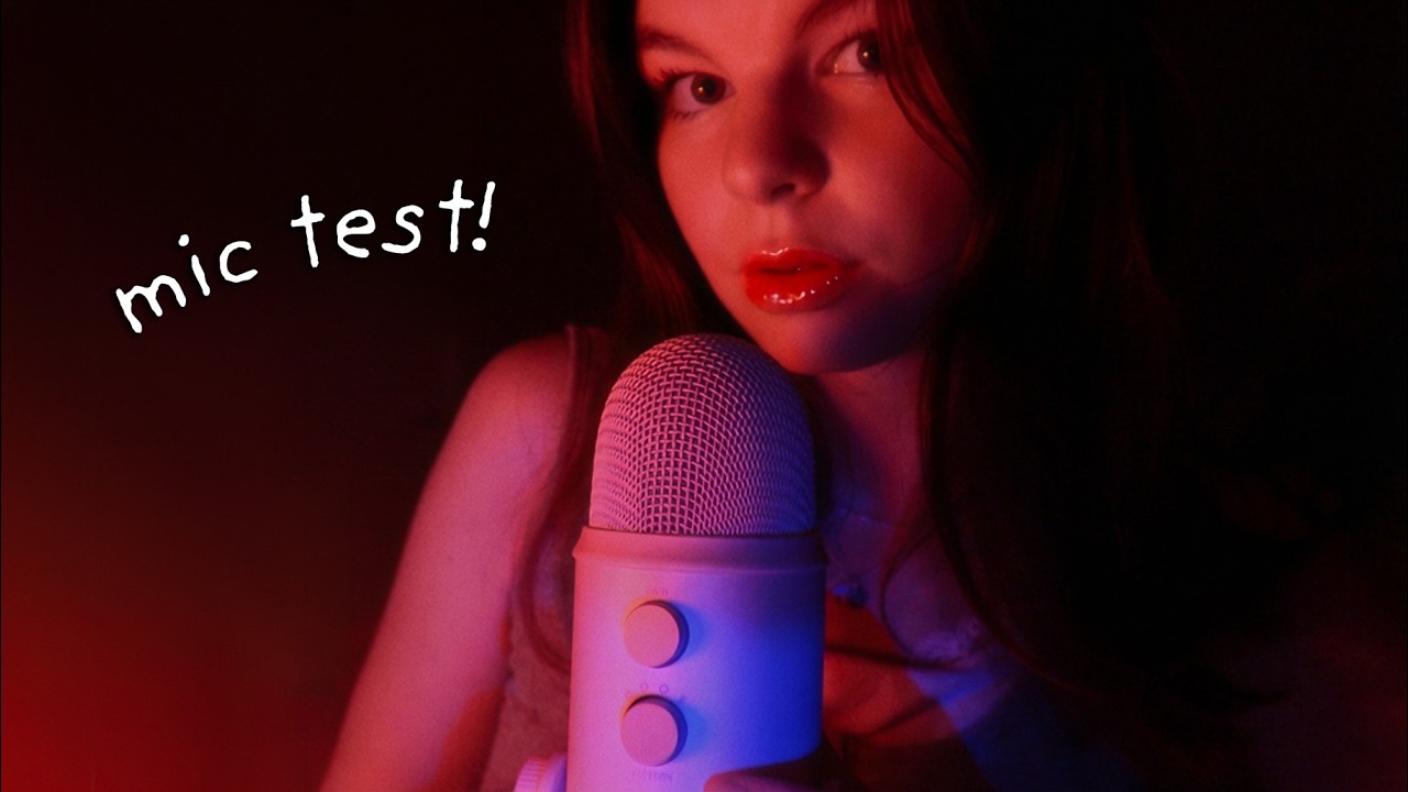 ASMR testing blue yeti mic settings