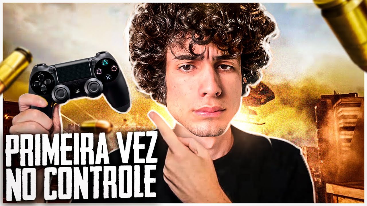 JOGANDO NO CONTROLE PELA PRIMEIRA VEZ!!! FT. CAPRIO - COD: WARZONE