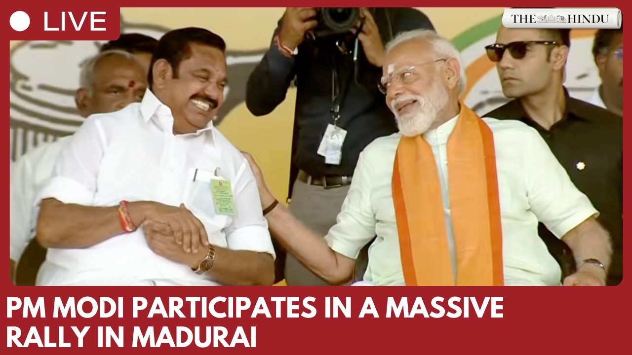 PM Narendra Modi holds NDA rally with Palaniswami in Madurai ahead of TN polls
