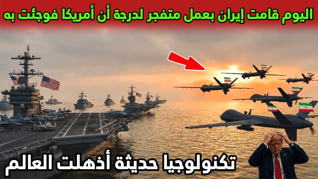 اليوم قامت إيران بعمل متفجر لدرجة أن أمريكا فوجئت به. تكنولوجيا حديثة أذهلت العالم.