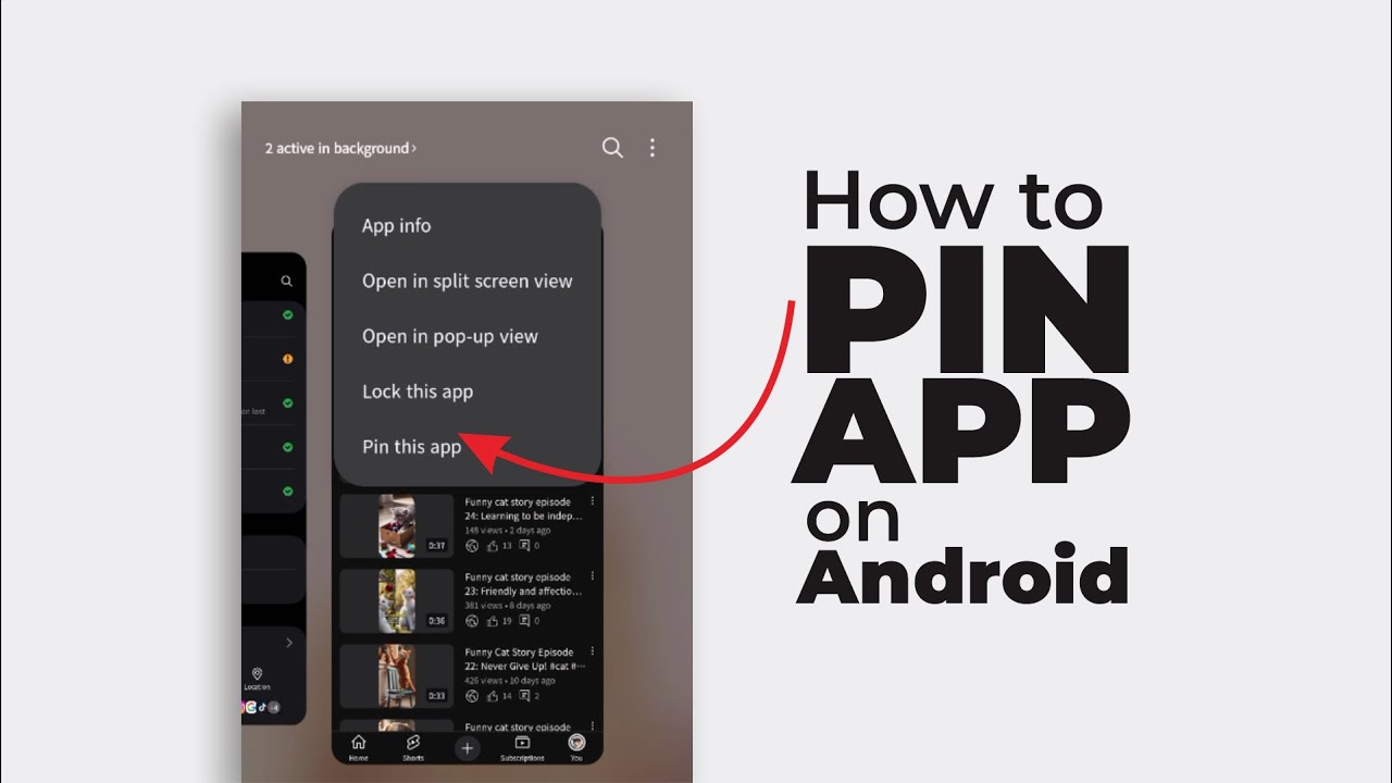How to Pin an App on Android Phone