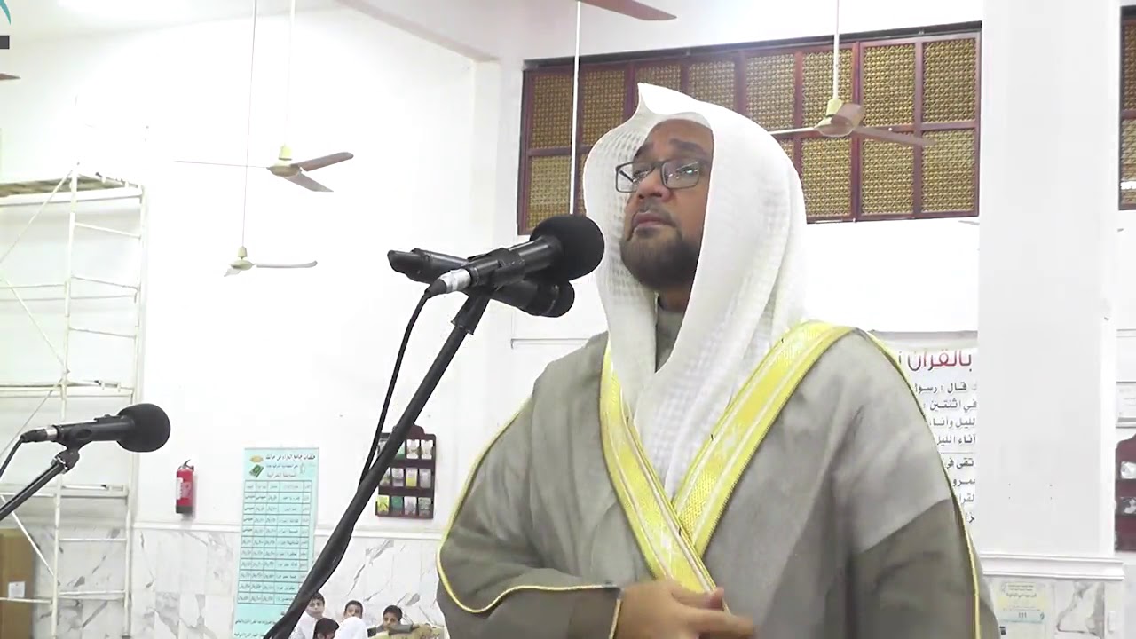 اذان العشاء في جامع البراء بن مالك بحي السليمانية الشرقية بجدة للمؤذن / احمد النحاس مؤذن الحرم المكي