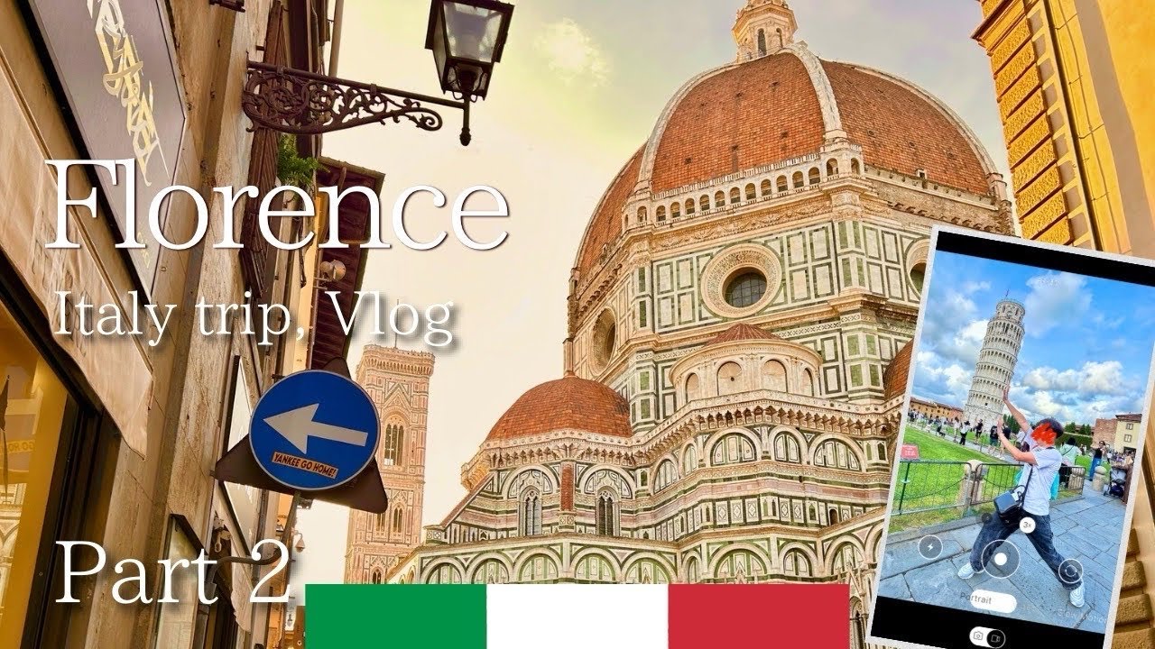 【イタリア旅行】芸術と美食のフィレンツェ🍷 ウフィツィ美術館＆ピサの斜塔へ感動の1日✨ フィレンツェ編 Part2 #vlog #italytravel #イタリア 