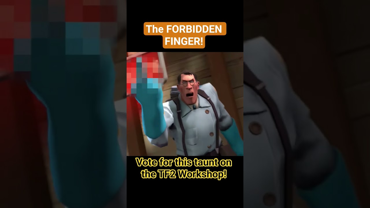 Subtlety is a lost art 🖕 #tf2 #teamfortress2 #tf2memes #gaming #sfm #taunts #middlefinger