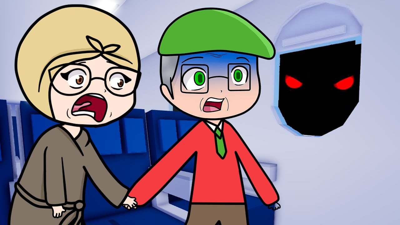 La Abuela Rita y Pepe ESCAPAN del AVIÓN DE TERROR en ROBLOX 😱