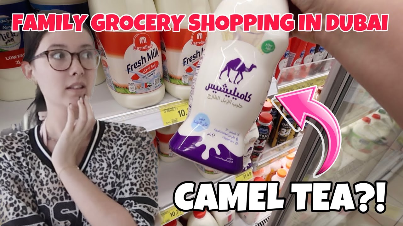 FAMILY 0F 8 GROCERY SHOPPING IN DUBAI & COOK WITH ME!