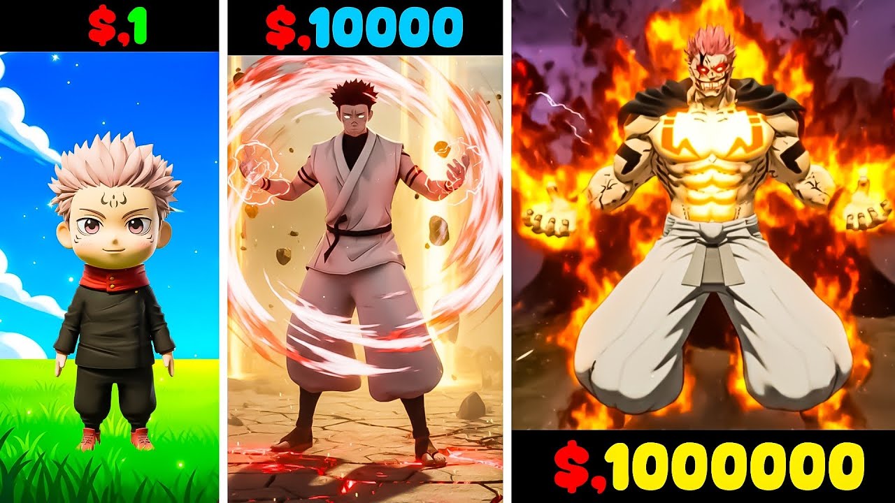 $1 sukuna to $100,000,0000 HEIAN ERA RYOMEN SUKUNA in GTA 5 !