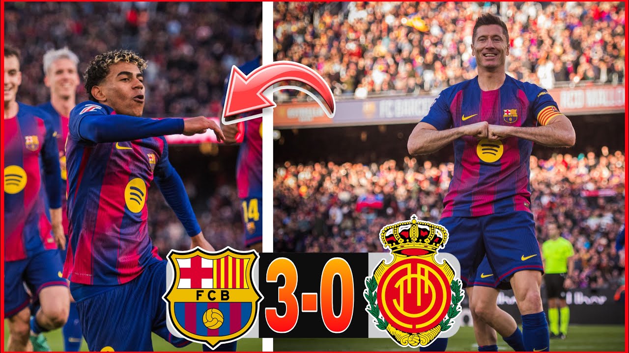 BARÇA 3-0 MALLORCA LAMINE YAMAL INCROYABLE ET BERNAL BUTEUR ! +3 PTS !