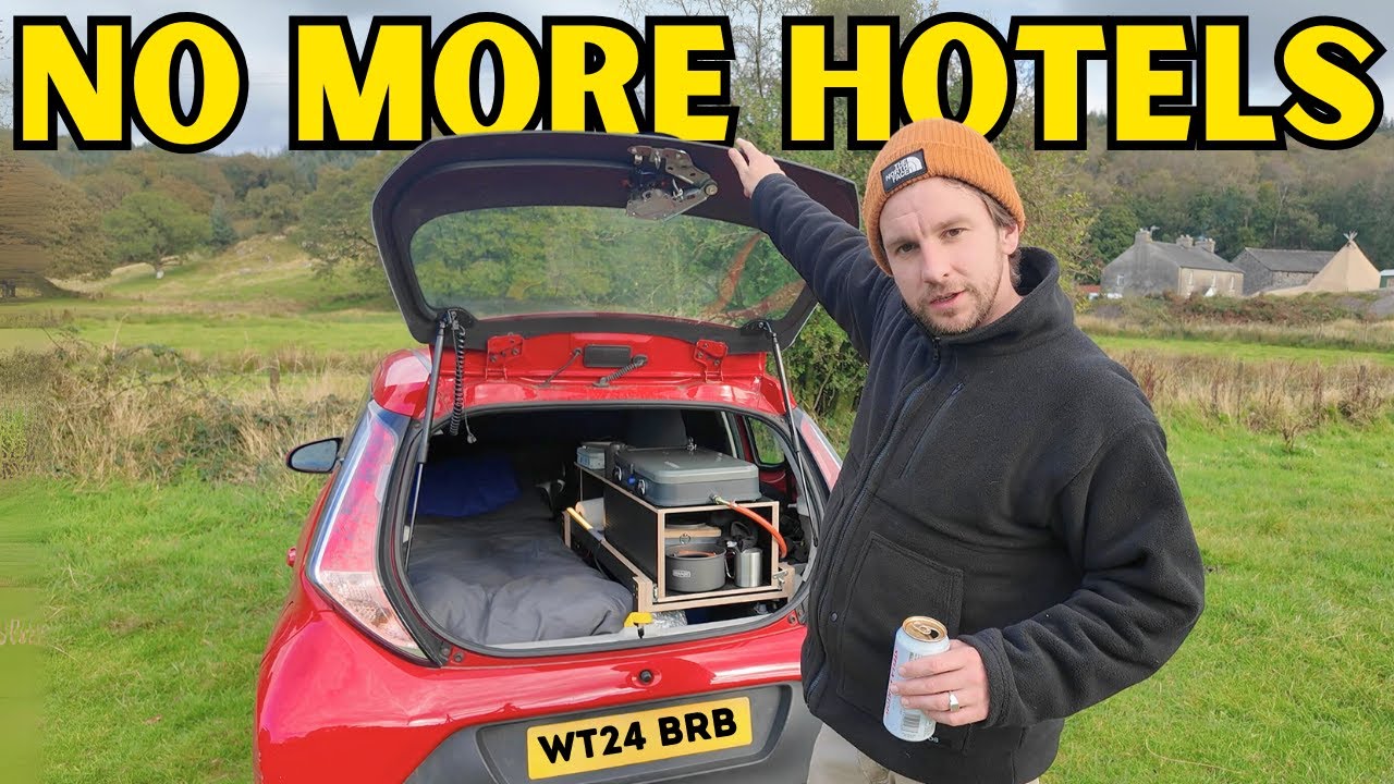 I Turned My Tiny Car into the Ultimate Stealth Camper