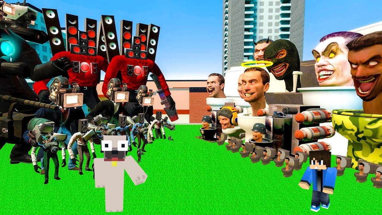HÁBORÚ A SKIBIDI WC ELLEN A ROBLOXBAN!