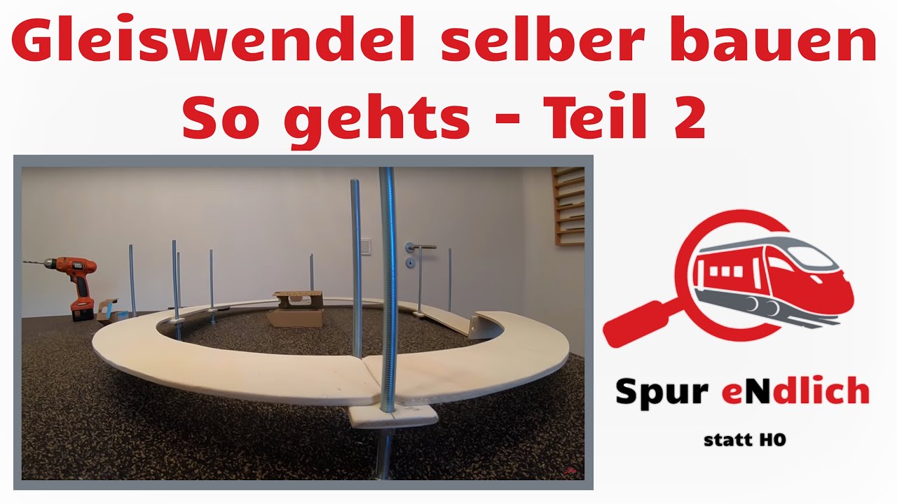 12. Spur eNdlich: Gleiswendel selber bauen - so gehts Teil 2