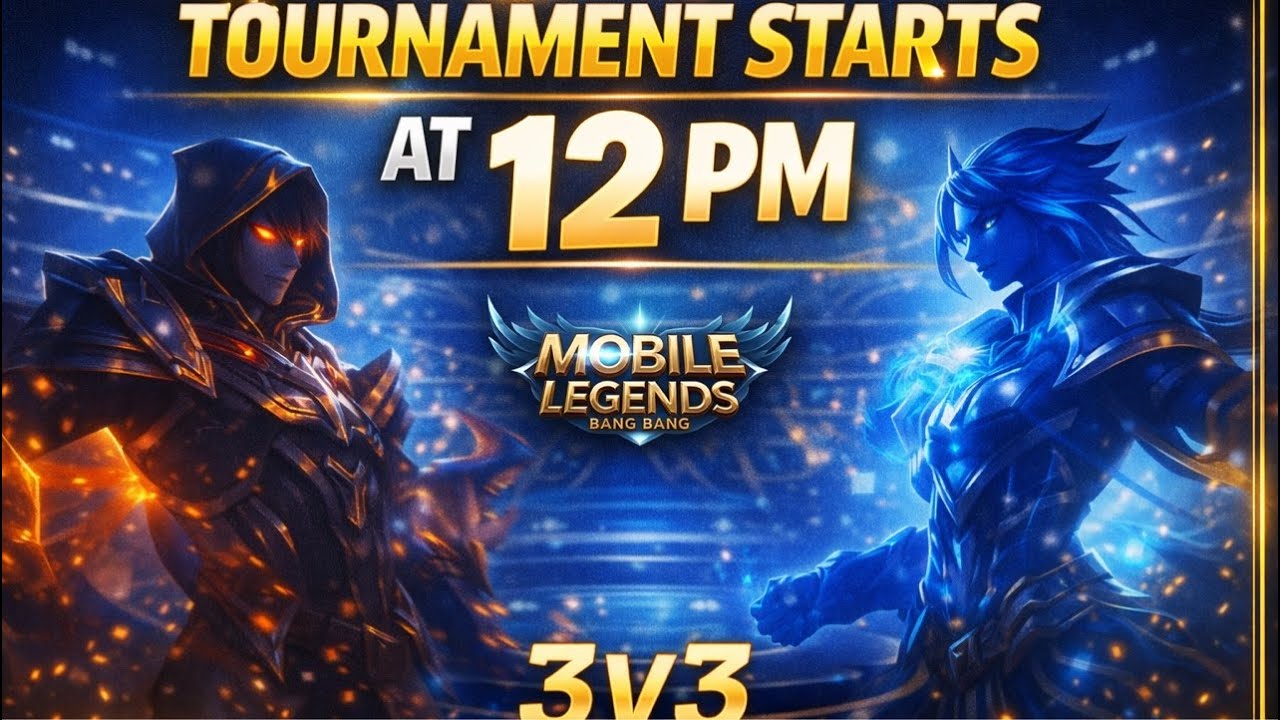 TOURNAMENT STARTS AT 12 PM JUST LAST CHANGE BEFORE TOURNAMENT..#mlbb #mlbbtournament