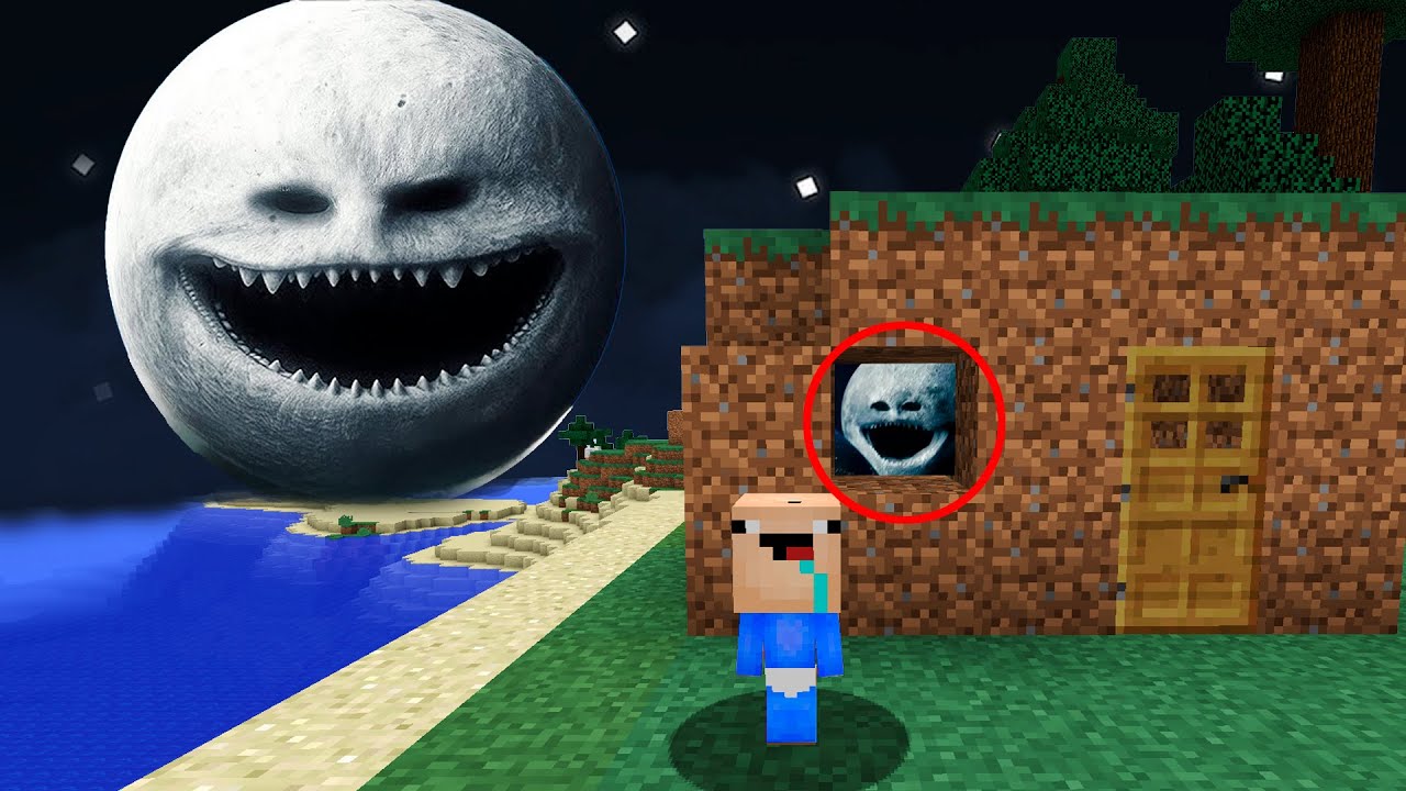 BEB&Eacute; NOOB vs LA LUNA SE DESPIERTA 😱 en MINECRAFT TROLL + ROLEPLAY