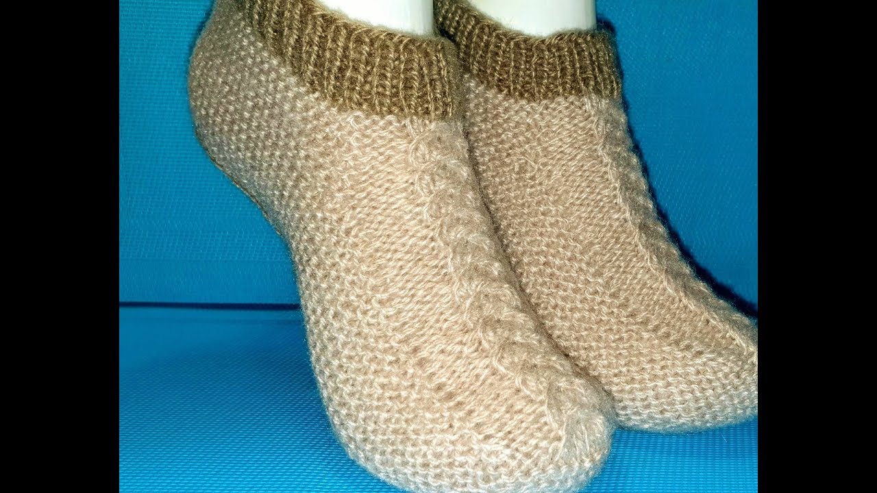 #436 ТАПОЧКИ С КРАСИВОЙ КОСОЙ НА НОСИКЕ. МАСТЕР КЛАСС.