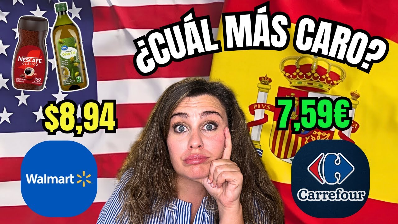 SUPERMERCADOS EN USA Y ESPAÑA | Walmart vs Carrefour: PRECIOS QUE NADIE TE CUENTA
