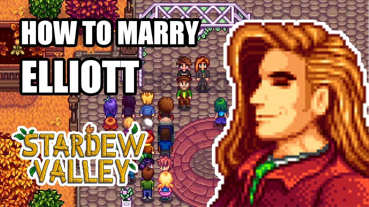 How to Marry Elliott (in just 68 days) - Stardew Valley