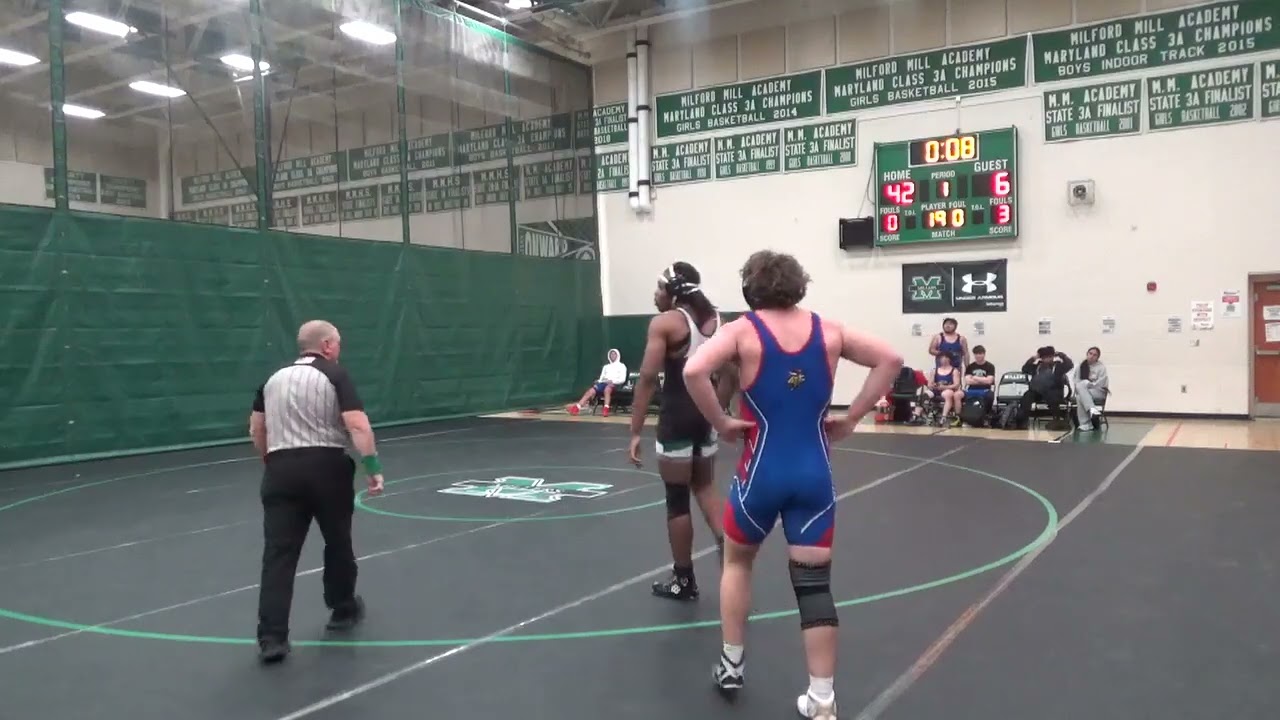 Milford Mill vs Lansdowne Varsity Wrestling 1-13-26