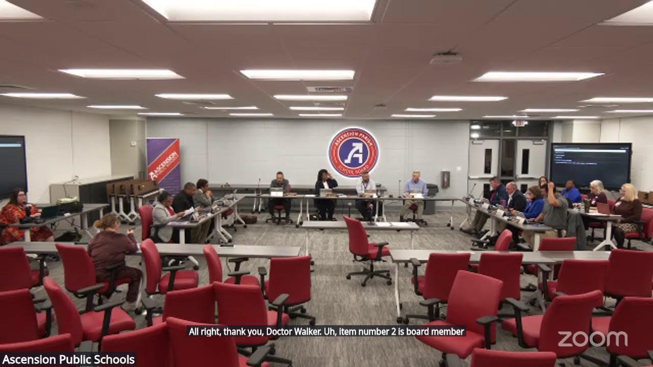 Ascension Public Schools's Zoom Meeting