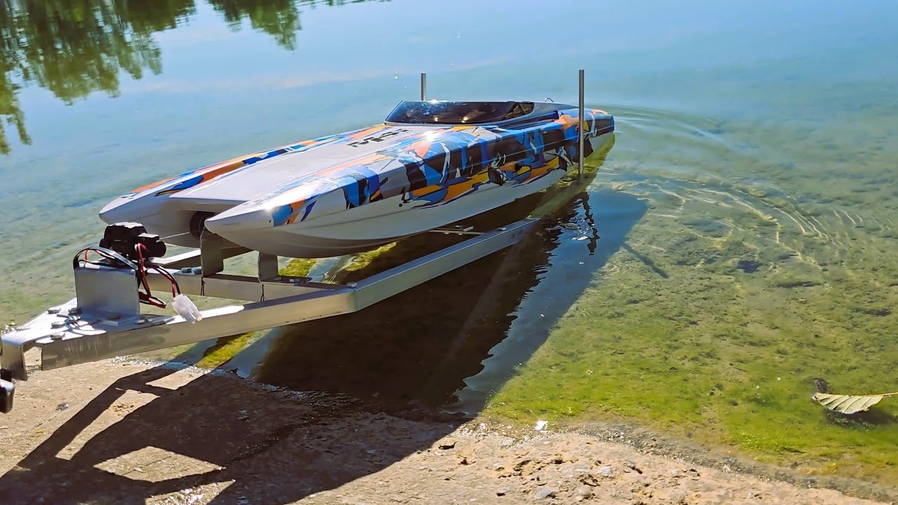 How i made this trailer for the M41 RC boat