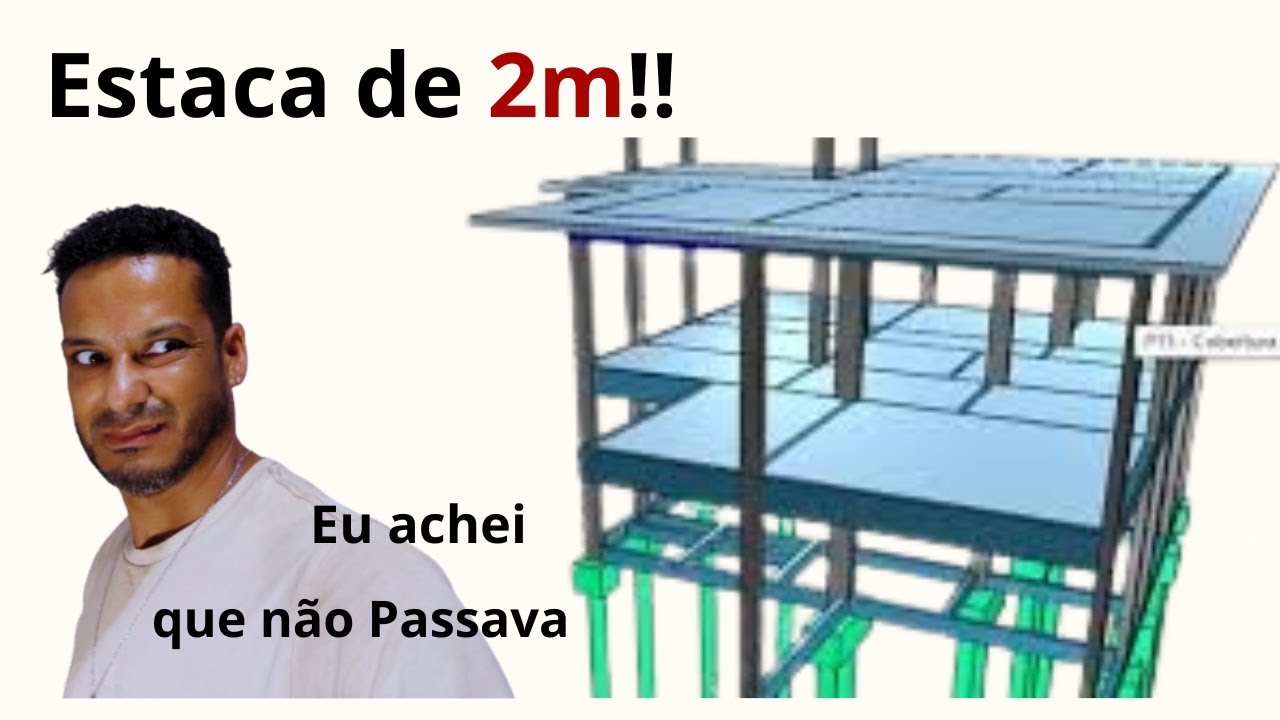 Fundação com estaca de 2m - Será que passa???