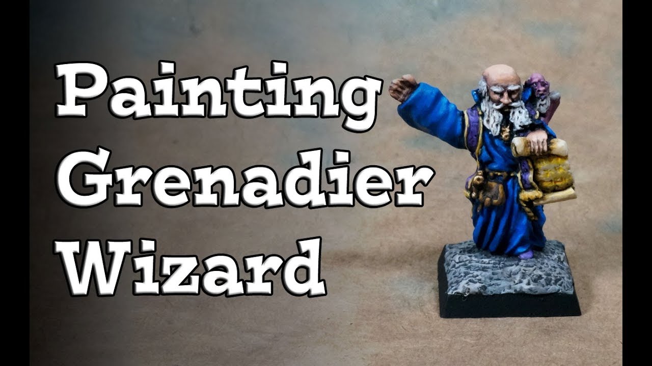How to Paint a 1979 Grenadier D&D Wizard