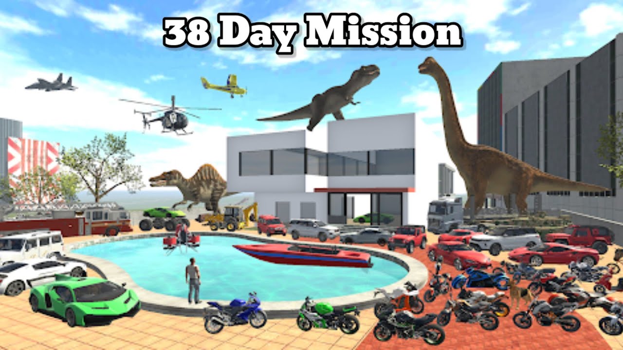 38 Day Mission 😂 Indian Bike 3d Driving