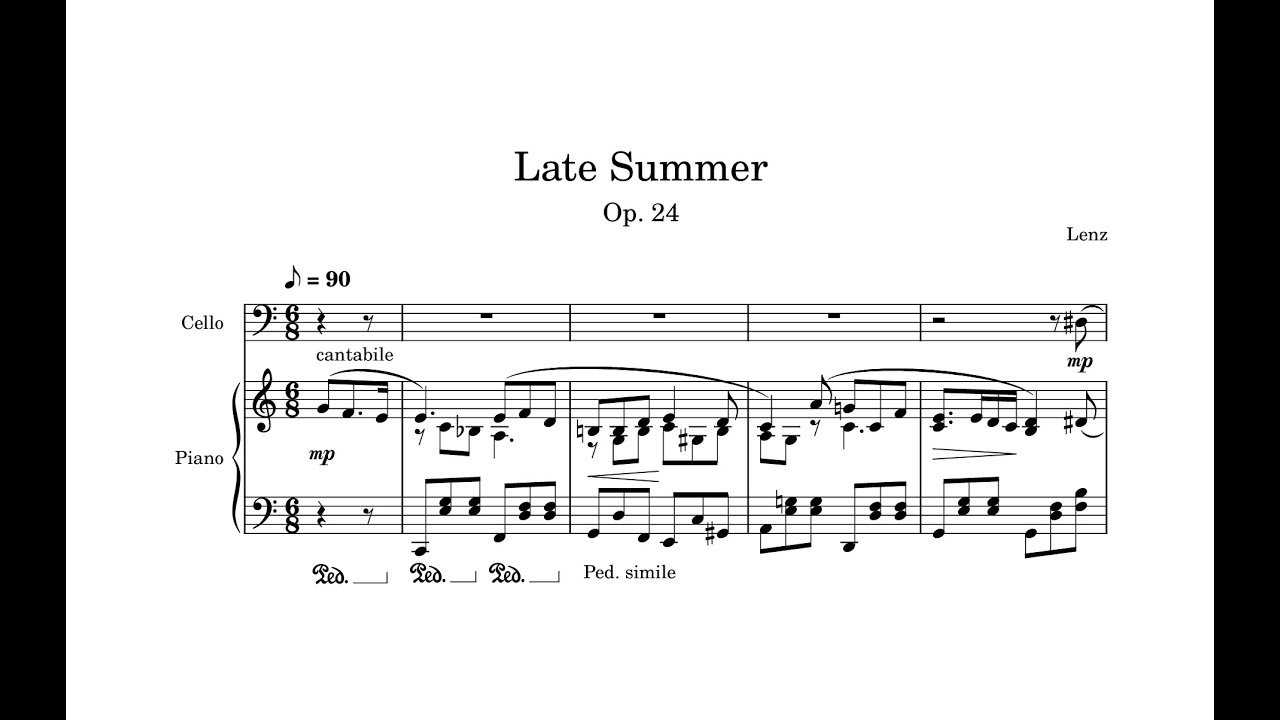 Late Summer, Op. 24