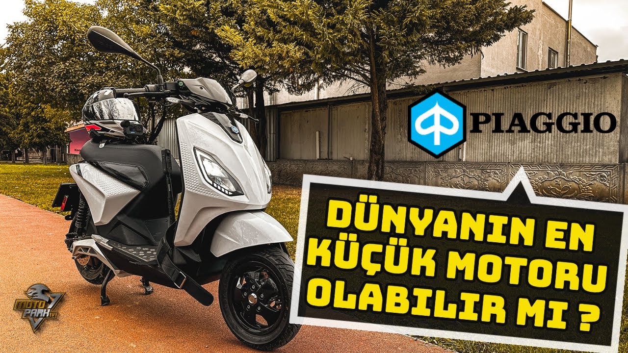10 Kg Pili Çıkarıp Evinde Şarj Edebildiğin Motor  / Piaggio 1 Test / 90 Km MENZİL