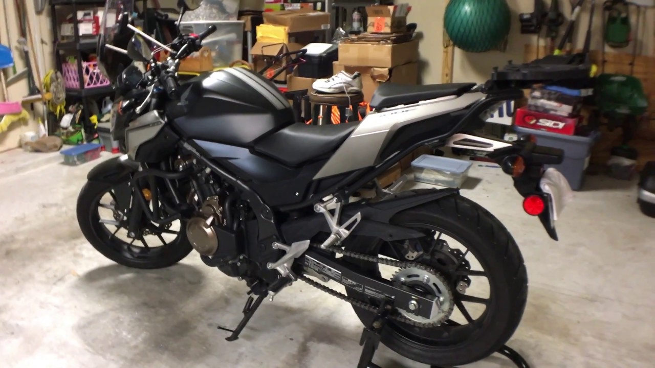 Honda CB500F Chain Adjustment & Alignment