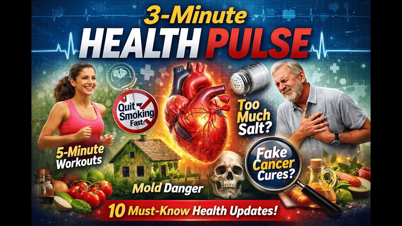 🎥 3-минутный обзор здоровья | 10 научно обоснованных историй о здоровье, которые вы не должны про...