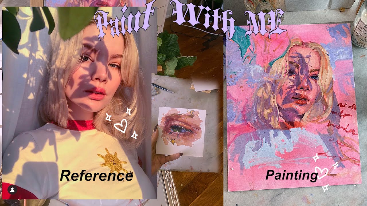 Paint With Me *out of my comfort zone*🌷💫\\ Jim Reno