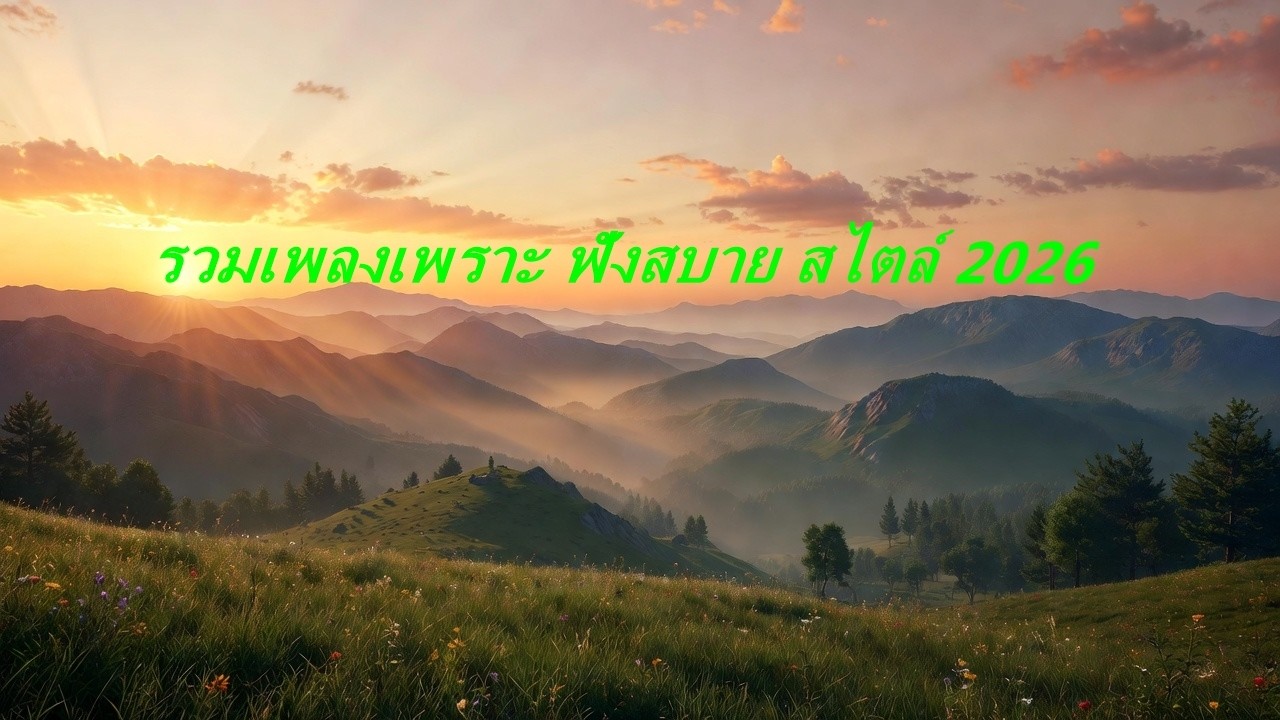 รวมเพลงเพราะ ฟังสบาย สไตล์ 2026