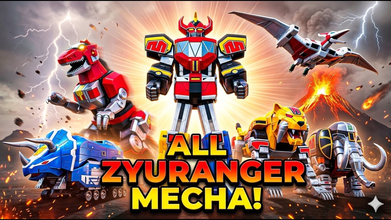 POV 🔦 Menemukan Mecha Zyuranger di Gudang Bawah Tanah 😱