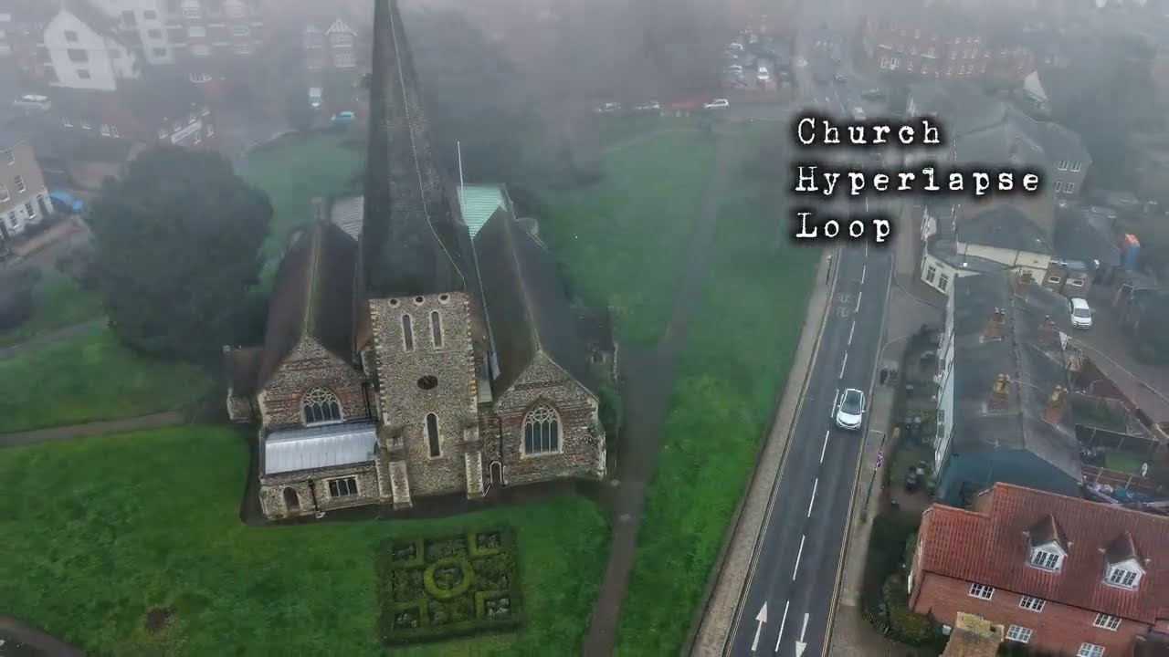 Church Hyperlapse - DJI mini 5 pro 4K