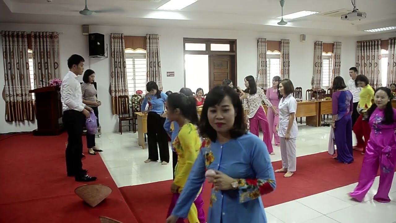 Trò chơi vui - MỜI - Của Tập thể BV phổi Tuyên Quang nhân ngày 20-10 - Ngày  PNVN  2019