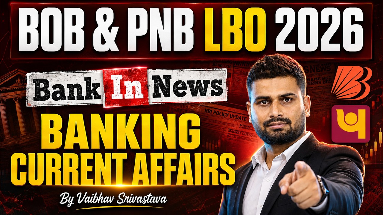 BOB & PNB LBO 2026 | Latest Banking Current Affairs | Most Important Updates