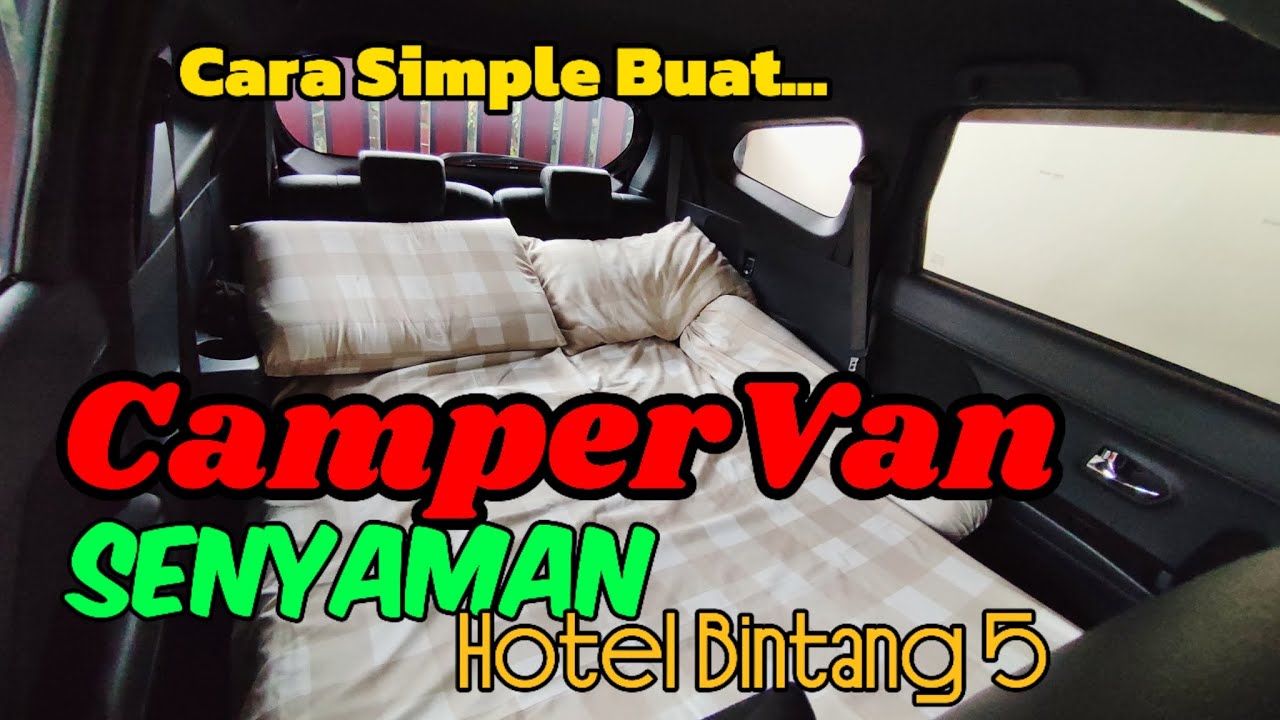 Simple - Buat tempat tidur Ala Campervan di mobil Terios