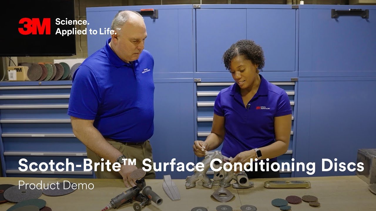 Scotch-Brite™ Surface Conditioning Discs Product Demo