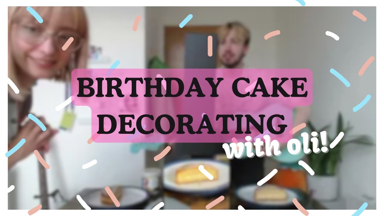 birthday stream! cake decorating with TheOrionSound