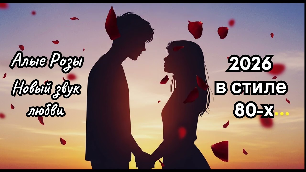 Алые Розы 🌹Новая Версия 2026🌹😊В стиле 80-х 🎶#музыка #музыкаонлайн#любимпеть#music #song #heartfire 